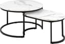 AC Design Furniture Spiro 70 cm Rund Vit Soffbord