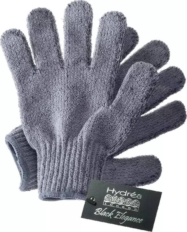 Hydrea London Carbonised Bamboo Exfoliating Gloves