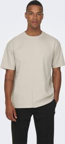 Only & Sons Avslappnad O-ringning T-shirt Grå