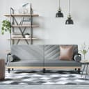 vidaXL ljusgrå Soffa 4-sits