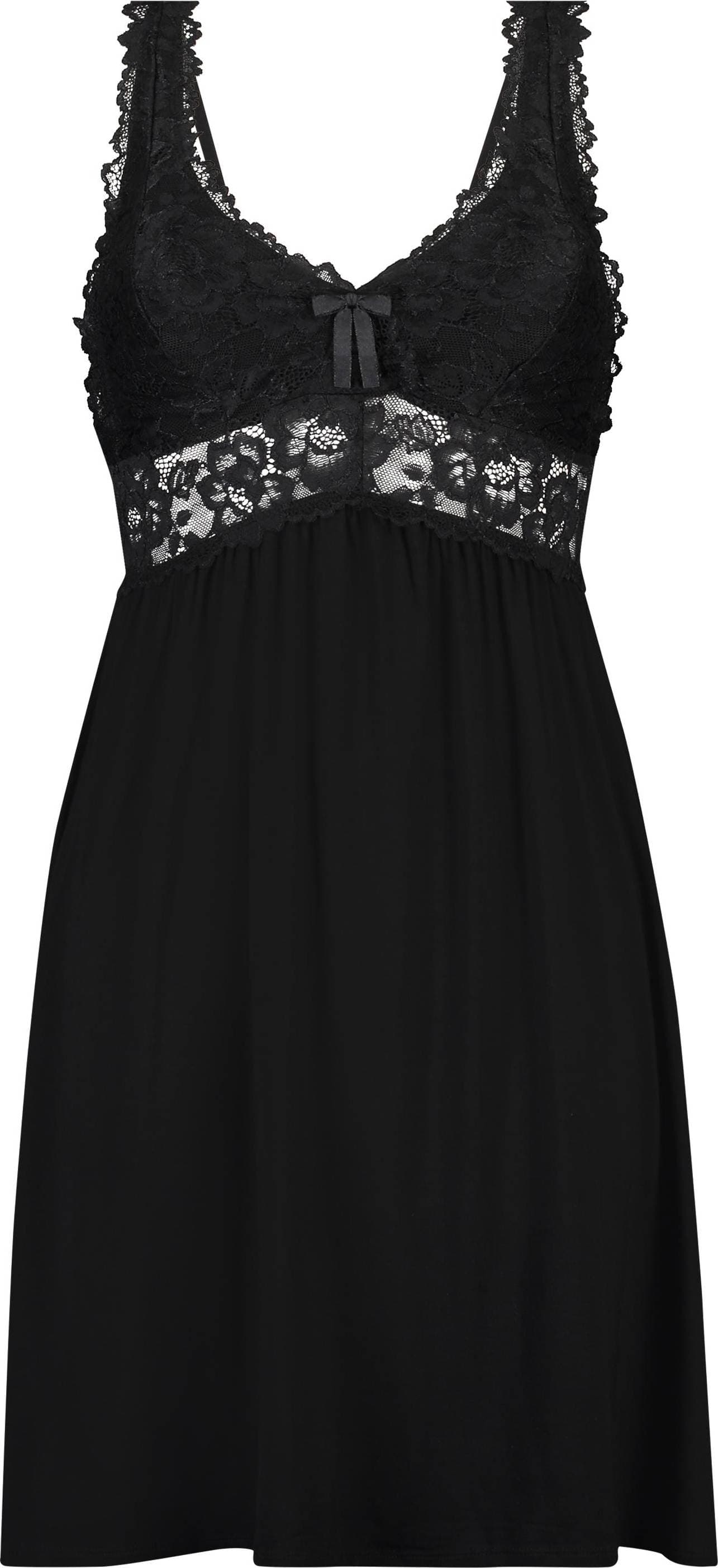 Hunkemöller Nora Lace Slip Dress - Black