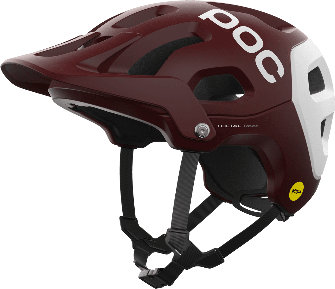 POC Tectal Race MIPS - Garnet Red/Hydrogen White Matt