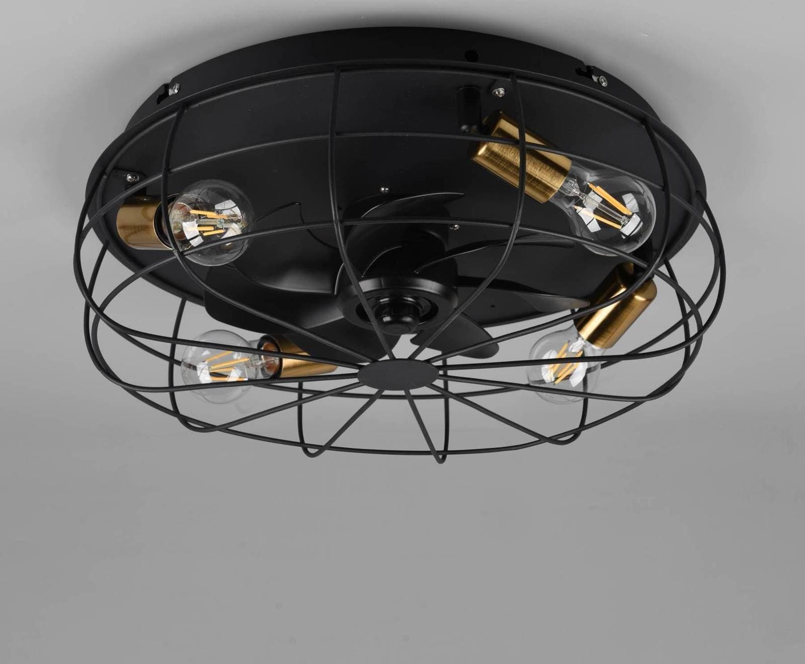 Reality Leuchten TRONDHEIM Takläkt/Lampa 4xE27 48cm