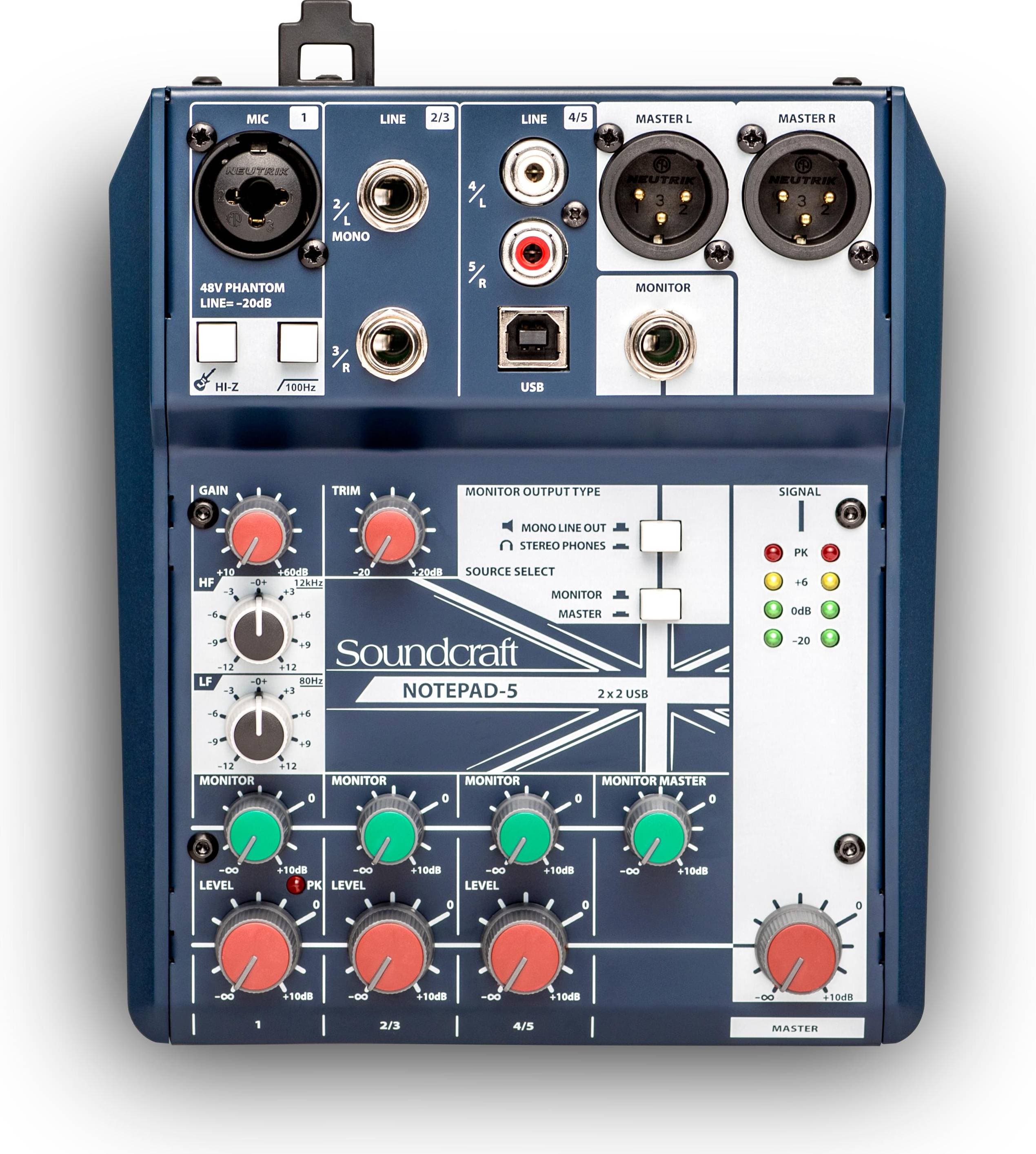 Soundcraft Notepad-5