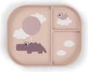 Done by Deer Foodie Compartment Plate Happy Clouds