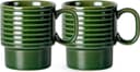 Sagaform Coffee & More Green Mugg 25cl 2st