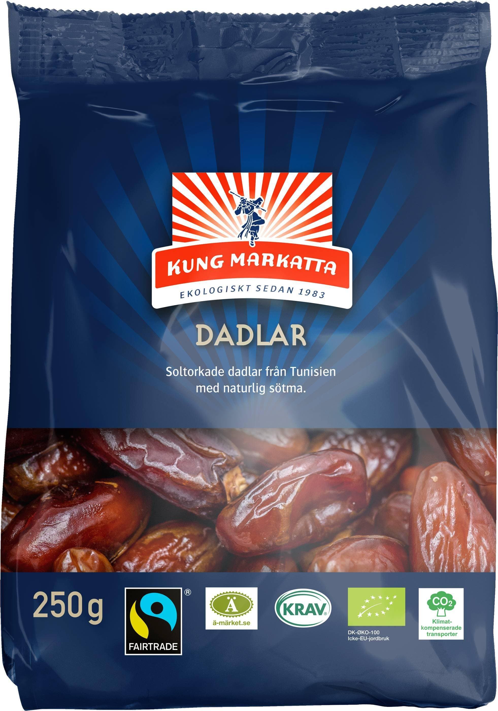 Kung Markatta Dadlar 250g