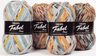 Drops Design Fabel Garn Print 522 Turkos/Blå