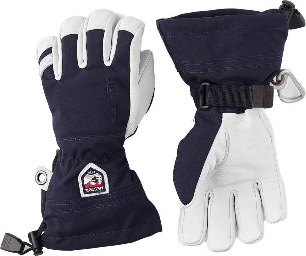 Hestra Jr. Army Leather Heli Ski - Navy (30560-280)