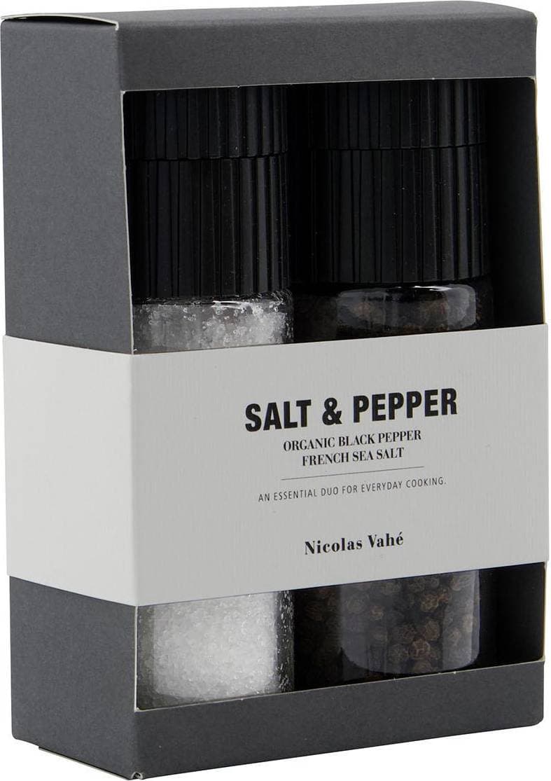 Nicolas Vahé Salt & Organic Pepper Gaveæske 2pack