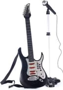 Music Electric Guitar with Microphone & Stand
