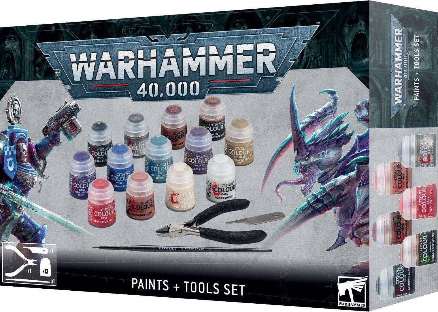 Games Workshop Warhammer 40000 Paints & Tools Set