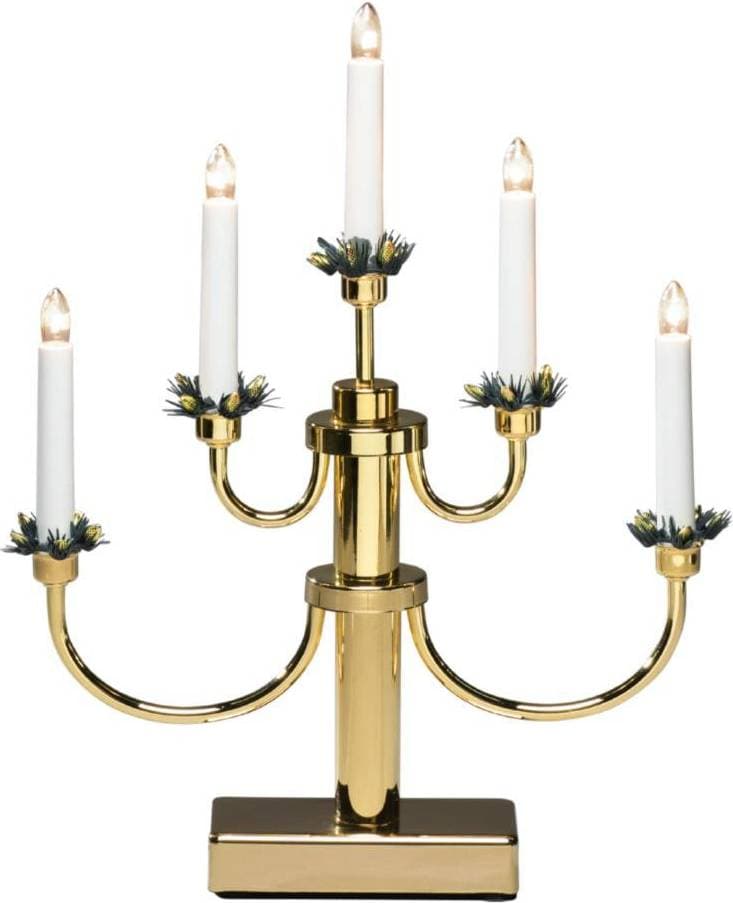 Konstsmide Candlestick Brass Adventsljusstake 31cm