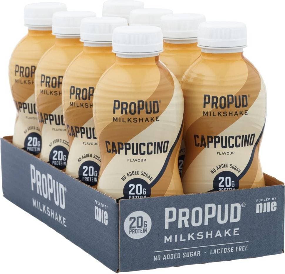 NJIE ProPud Protein Milkshake Cappuccino 330ml 8 st