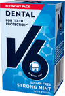 V6 Dental Care Strong Mint 70g 50st