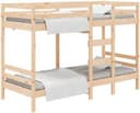 vidaXL 3FT Single Våningssäng 95.5x195.5cm