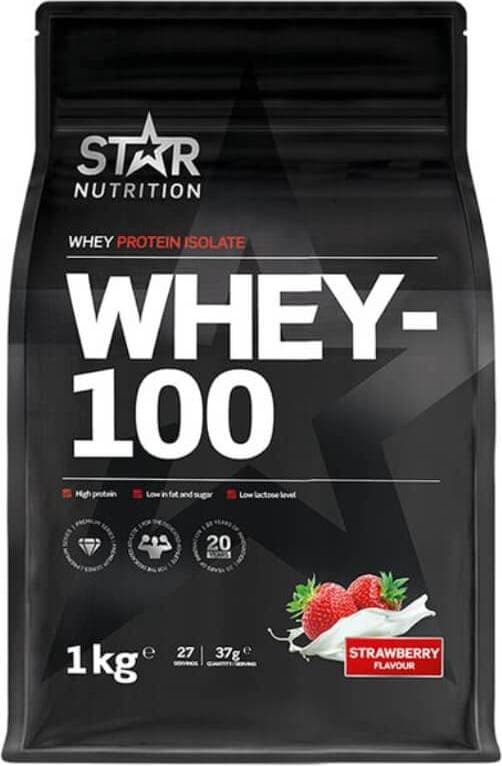 Star Nutrition Whey-100 Strawberry 1kg