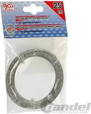 BGS Glasrutor Skärtråd Gezopft 25 m Glasskärare