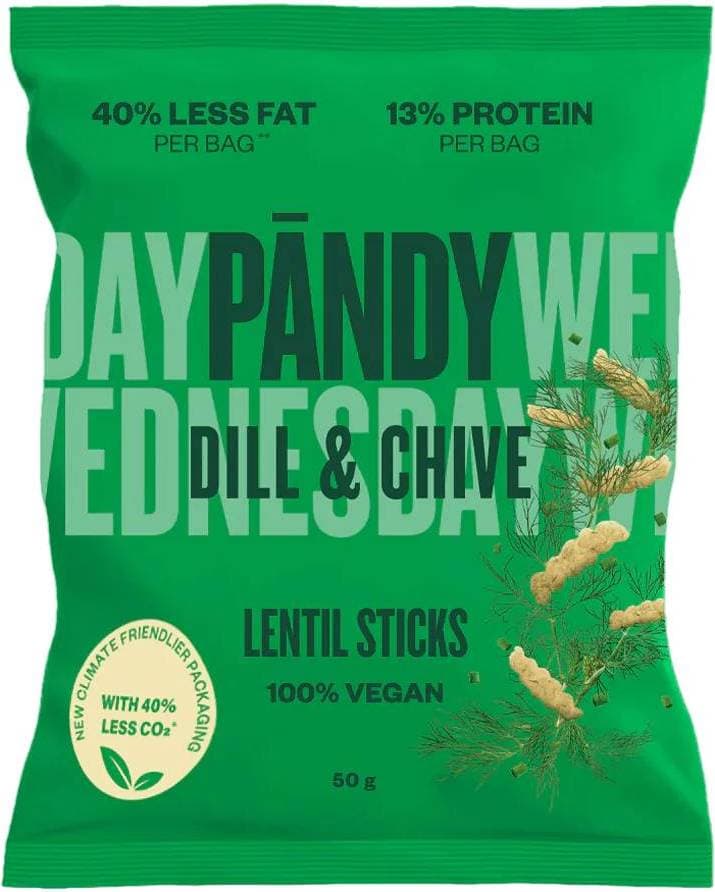 Pandy Lentil Sticks Dill & Chive 50g 1pack