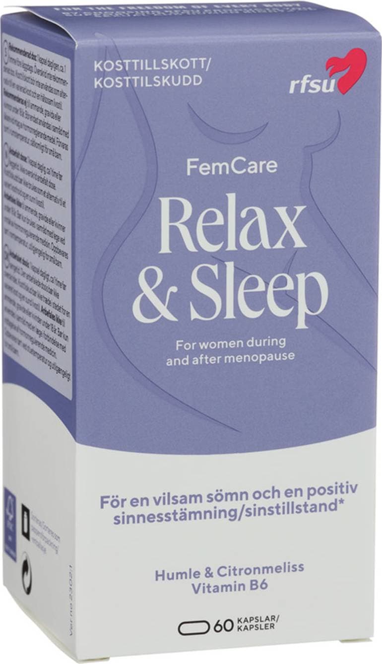 RFSU FemCare Relax and Sleep 60 st