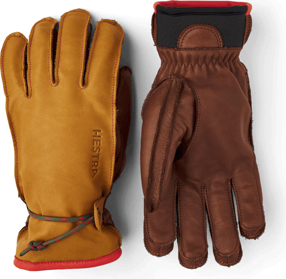 Hestra Wakayama 5-Finger Ski Gloves - Cork/Brown