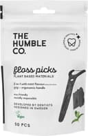 The Humble Co. Floss Picks Charcoal Grip Handle 50 st