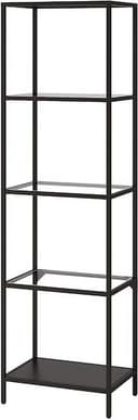 IKEA Vittsjo Black / Brown Bokhylla 175cm