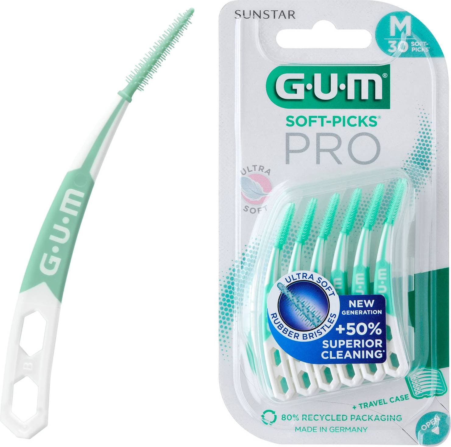 GUM Soft-Picks Pro Medium 30-pack