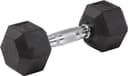 Master Fitness Rubber Chrome Hex Dumbbell 7kg