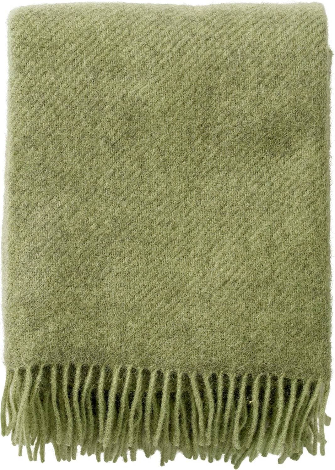 Klippan Yllefabrik Gotland Filt Grön (200x130cm)