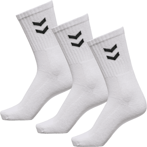 Hummel Comfortable Socks 3-pack - White