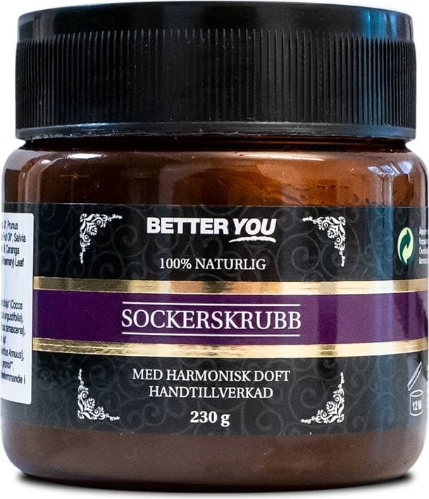 Better You Sockerskrubb Lugn Kroppsskrubb 230 200ml