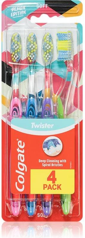 Colgate Twister Soft Tandborste 4 st