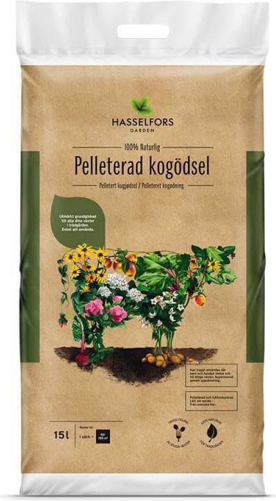 Hasselfors Garden Kogödsel Pelleterad 15L