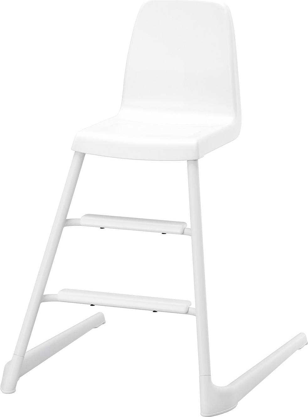 IKEA LANGUR Juniorstol, vit