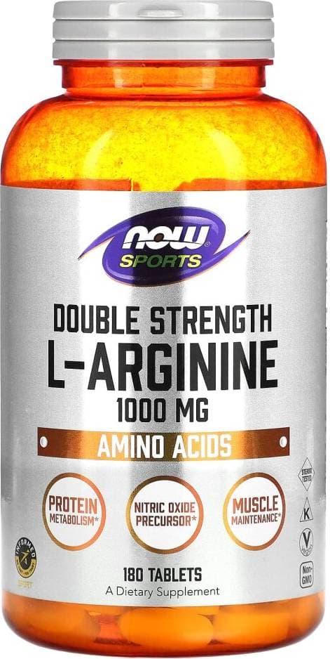 NOW L-Arginin 1000 mg 180 Tabletter 180 st