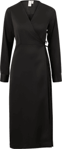 Y.A.S Yaspella Wrap Dress - Black