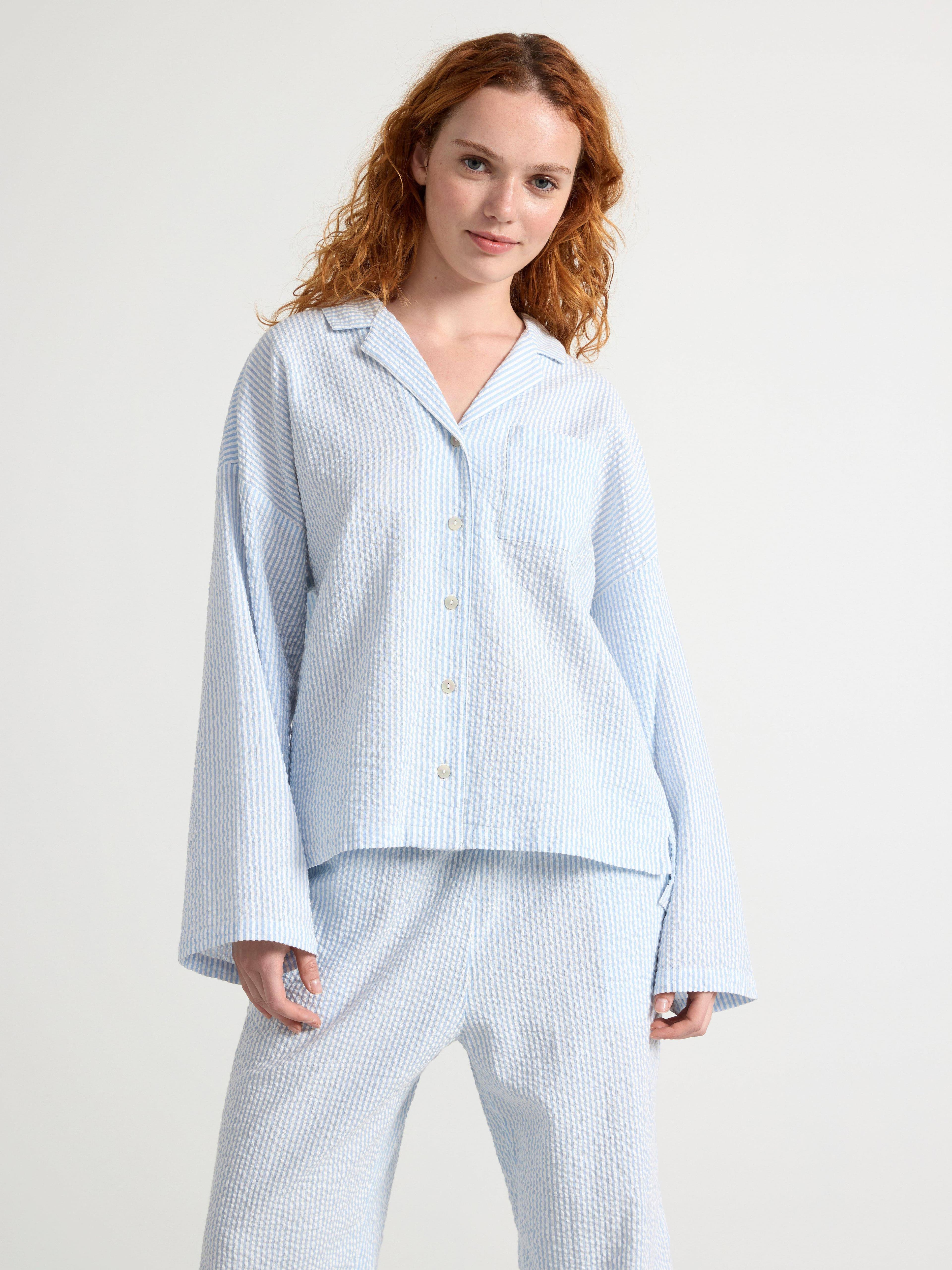 Lindex Pyjamasskjorta bäckebölja