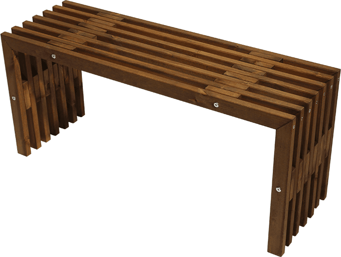 Ecofurn BÄNK TALL 100 Trädgårdsbänk
