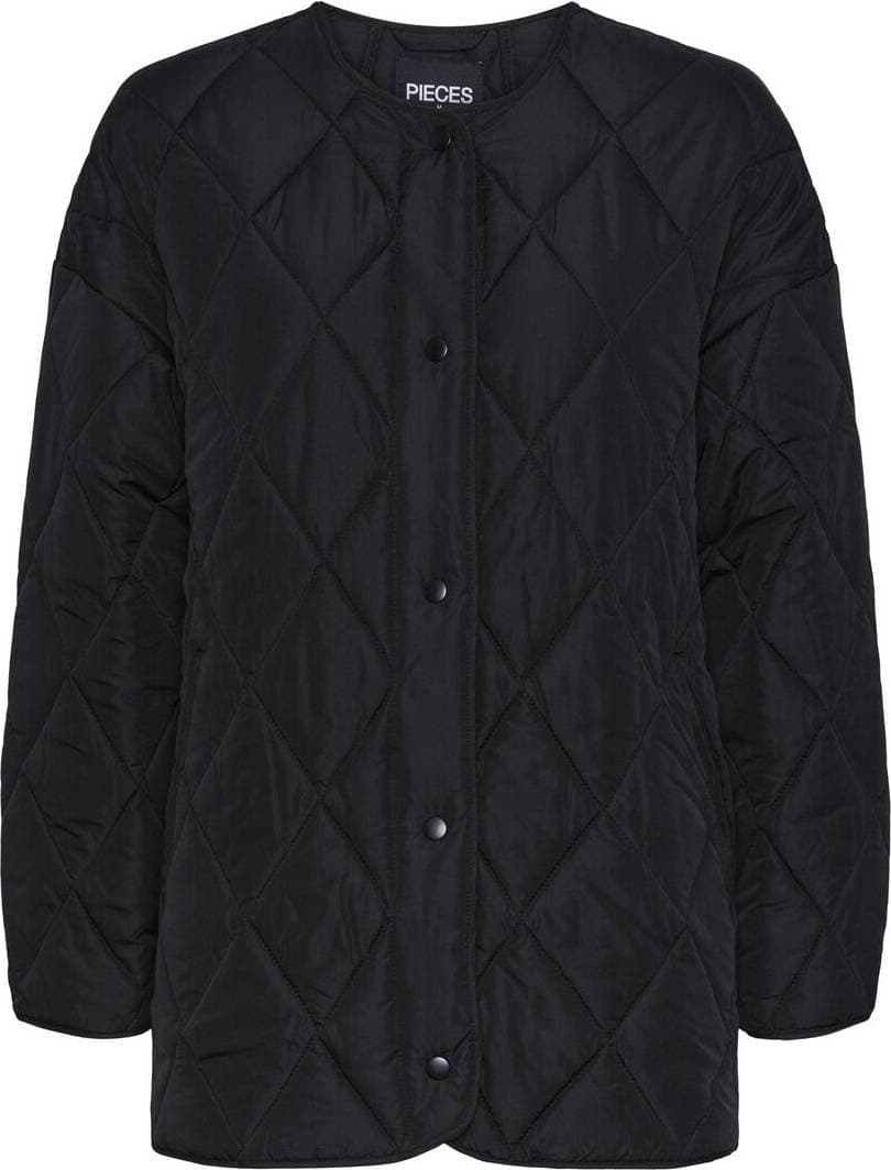 Pieces Stella Quilted Jacket - Black