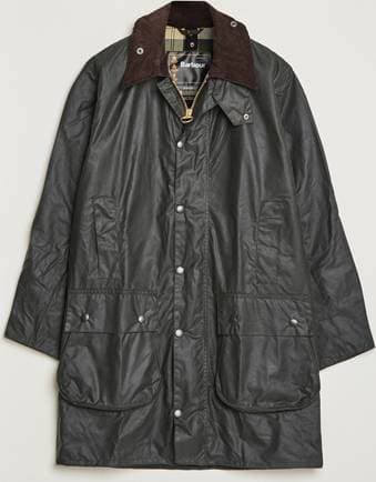 Barbour Lifestyle Border Wax Coat Sage UK44 EU54