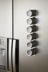 Masterclass Kitchen Craft 6 Jar Magnetic Spice Rack