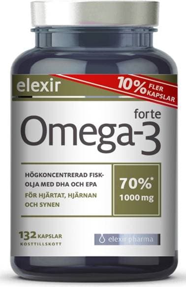 Elexir Pharma Omega-3 Forte 1000mg 132 st