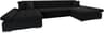 Trademax Niesha Black Soffa 360cm 6-sits
