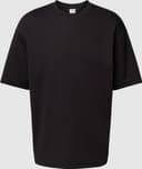 Selected Oversize Korta Ärmar T-shirt Svart