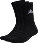 adidas Cushioned Crew Socks 3-pack - Black/White