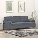vidaXL prydnadskuddar Soffa 3-sits