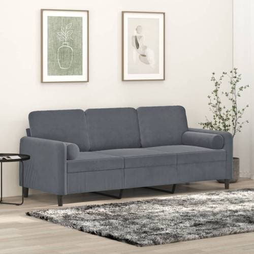 vidaXL prydnadskuddar Soffa 3-sits