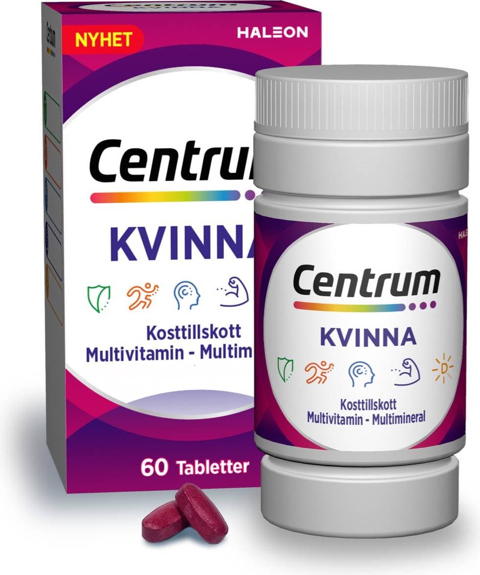 Centrum Kvinna Multivitamin and Multimineral 60 st
