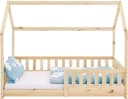 ML Design Barnsäng 80x160 cm Natur Med Madrass